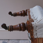 A Small late 19th century Howard style armchair