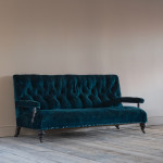 19th century Howard Style Open Arm Sofa c1870