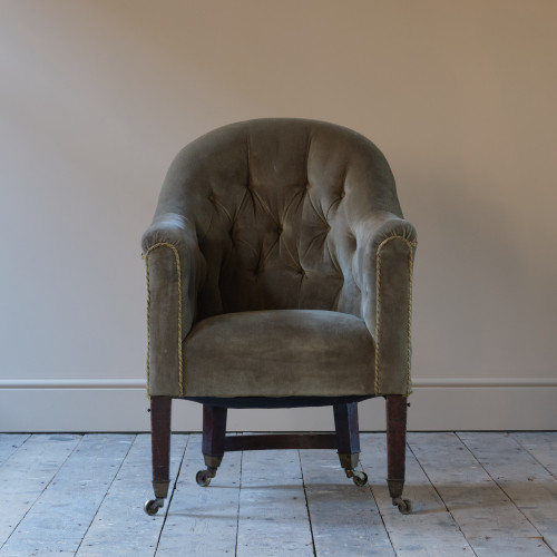 Regency Tub Back Library Armchair