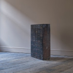 Georgian pine bank of 40 drawers in the original paint