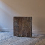 Georgian pine bank of 40 drawers in the original paint