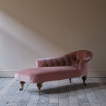 Mid 19th century tub back Chaise Longue