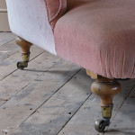 Mid 19th century tub back Chaise Longue