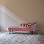 Mid 19th century tub back Chaise Longue