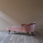 Mid 19th century tub back Chaise Longue