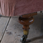 Mid 19th century tub back Chaise Longue