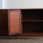 Monumental mid 19th century bank of  mahogany factory drawers