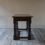 Mid 19th century oak refectory table