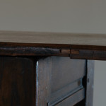 Mid 19th century oak refectory table