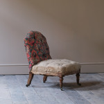 Mid 19th century slipper chair