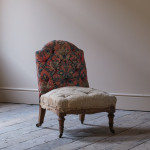 Mid 19th century slipper chair