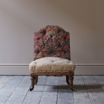 Mid 19th century slipper chair
