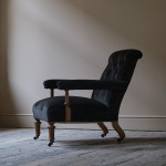 19th century Gillows armchair in Colefax and fowler