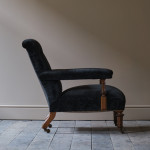 19th century Gillows armchair in Colefax and fowler
