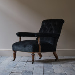 19th century Gillows armchair in Colefax and fowler