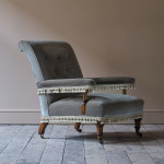 Mid 19th century Gillows Open Armchair.