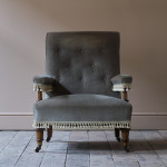 Mid 19th century Gillows Open Armchair.