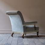 Mid 19th century Gillows Open Armchair.