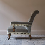 Mid 19th century Gillows Open Armchair.