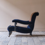 19th century Country House Carpet Open Armchair by CVS