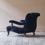 19th century Country House Carpet Open Armchair by CVS