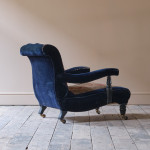19th century Country House Carpet Open Armchair by CVS