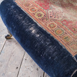 19th century Country House Carpet Open Armchair by CVS