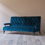 19th century Howard Style Open Arm Sofa c1870