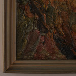 Mid 20th century abstract oil on board