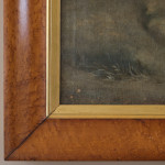 Early 19th century naive oil on canvas.