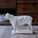 Mid 20th century plaster bull