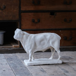 Mid 20th century plaster bull