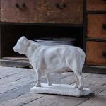 Mid 20th century plaster bull