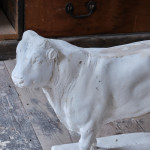 Mid 20th century plaster bull