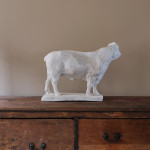 Mid 20th century plaster bull