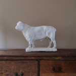 Mid 20th century plaster bull