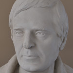19th century plaster bust of Robert Burns Jnr