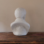 19th century plaster bust of Robert Burns Jnr