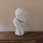 19th century plaster bust of Robert Burns Jnr