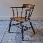 19th Century Smokers Bow Windsor Chair