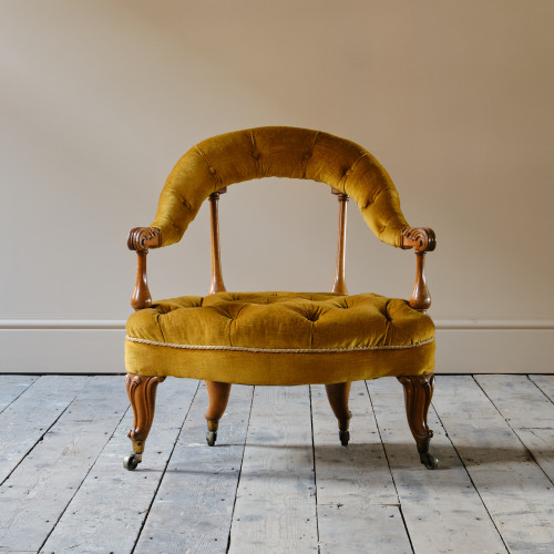 19th century armchair by Miles & Edwards