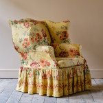 Huge George III wingback armchair