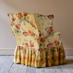 Huge George III wingback armchair