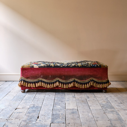 Large Country House Storage Ottoman by Hallett & Sons