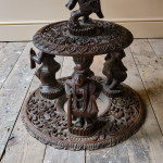 Late 19th century Burmese two tier side table