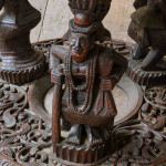 Late 19th century Burmese two tier side table