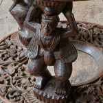 Late 19th century Burmese two tier side table