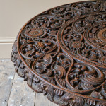 Late 19th century Burmese two tier side table