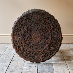 Late 19th century Burmese two tier side table