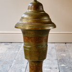 Pair of Large Mid 20th Century Brass lamps